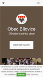 Mobile Screenshot of bilovice.cz